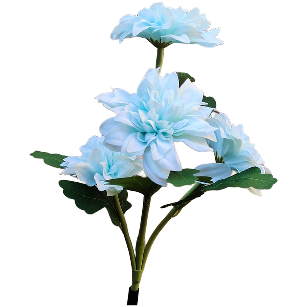 Outdoor Yard Power Stake - 75cm zonne-aangedreven pioenroos bloemenlantaarn voor tuin,