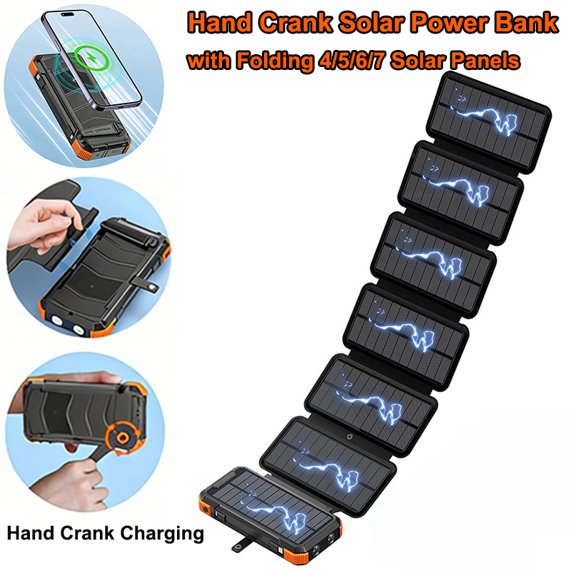 Xiaomi Outdoor Power Supply - 20000 mAh Handslinger Zonne-energiebank met opvouwbare