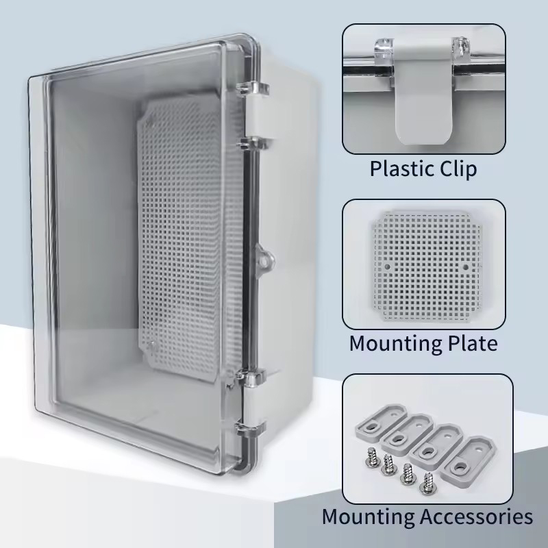 Outdoor Power Outlet Box - IP66 elektrische kunststof behuizing ABS stroomaansluitdoos