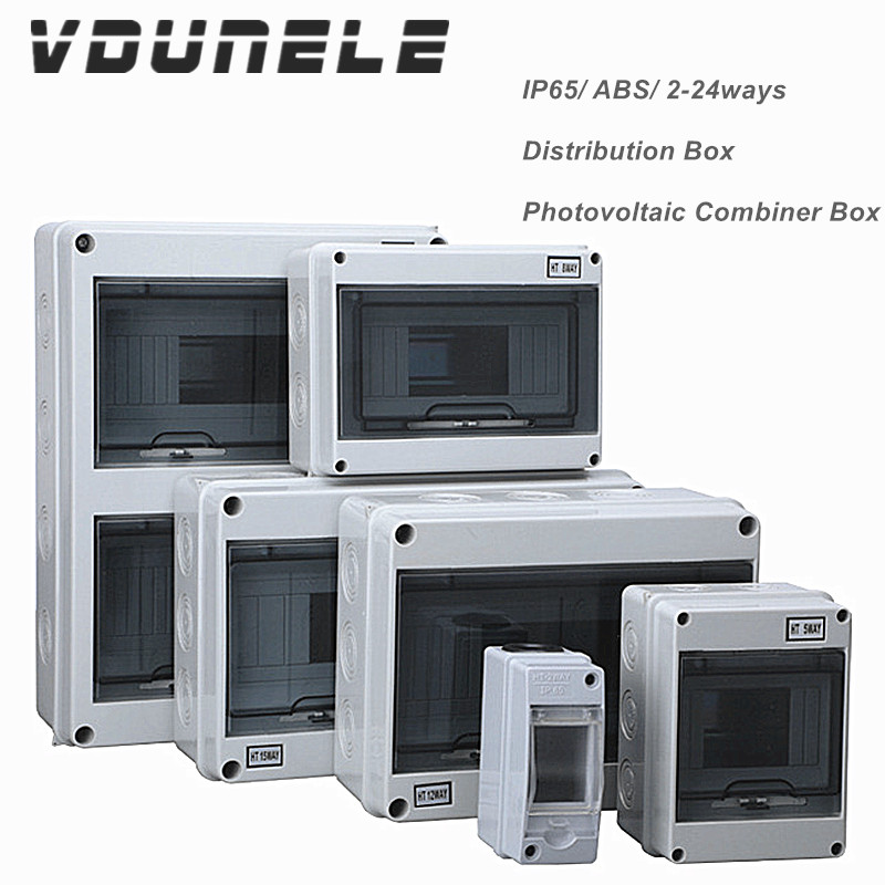Outdoor Power Outlet Box - IP65 Verdeelkast voor DC-schakelaar HT-2-24WAY PC/ABS