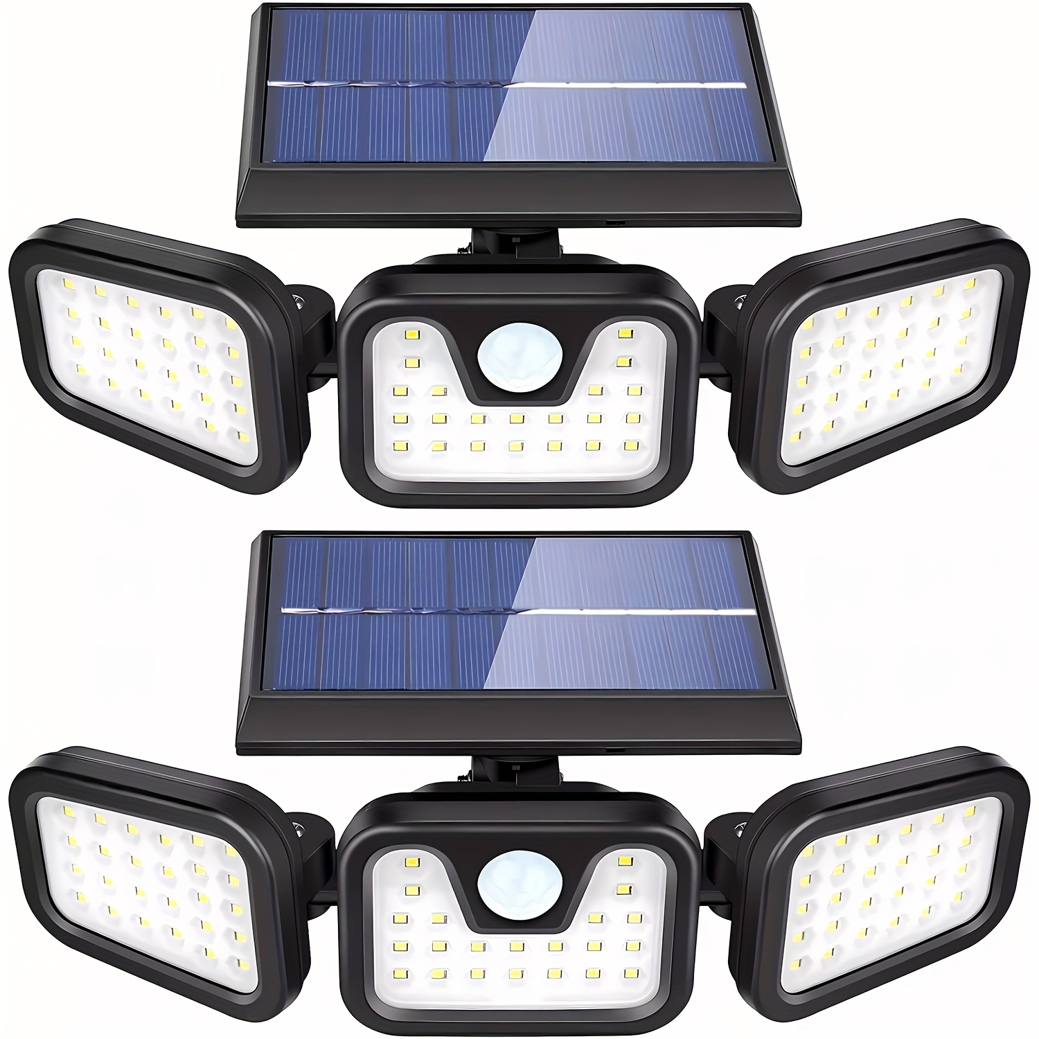 Outdoor Power Garage - 74 LED bewegingsmelderlamp op zonne-energie, wandmontage,