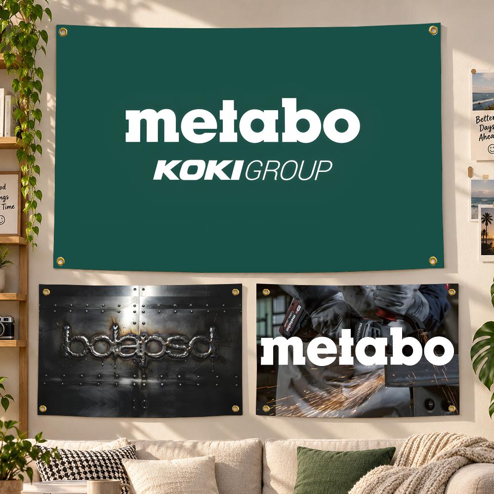 Outdoor Power Garage - Tool Metabo Power Vlaggen Gepersonaliseerde Banner