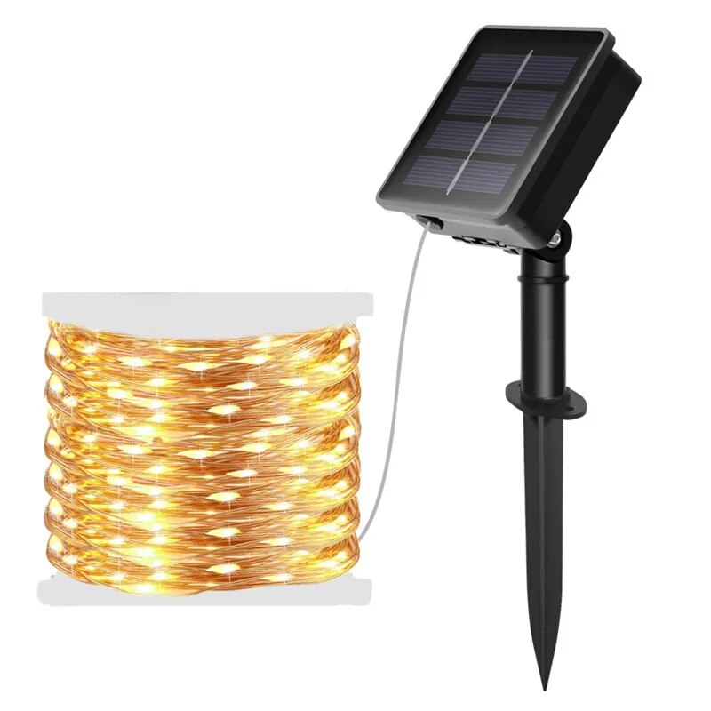 Outdoor Power For Wedding - 100 Led Solar Fee Waterdichte Koperdraad