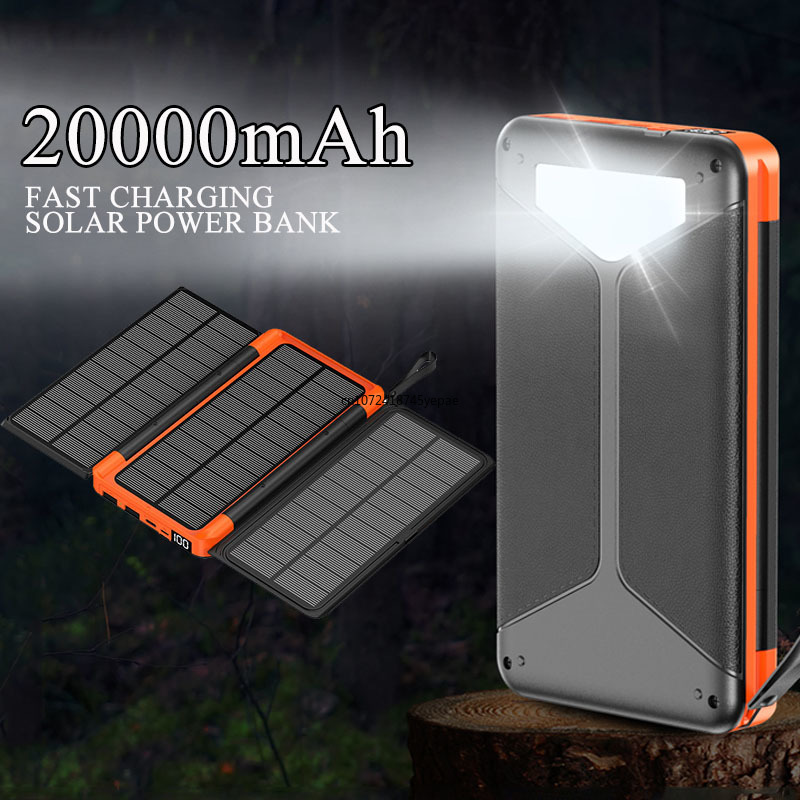 Xiaomi Outdoor Power Supply - 20000mAh Outdoor Solar Powerbank met 3