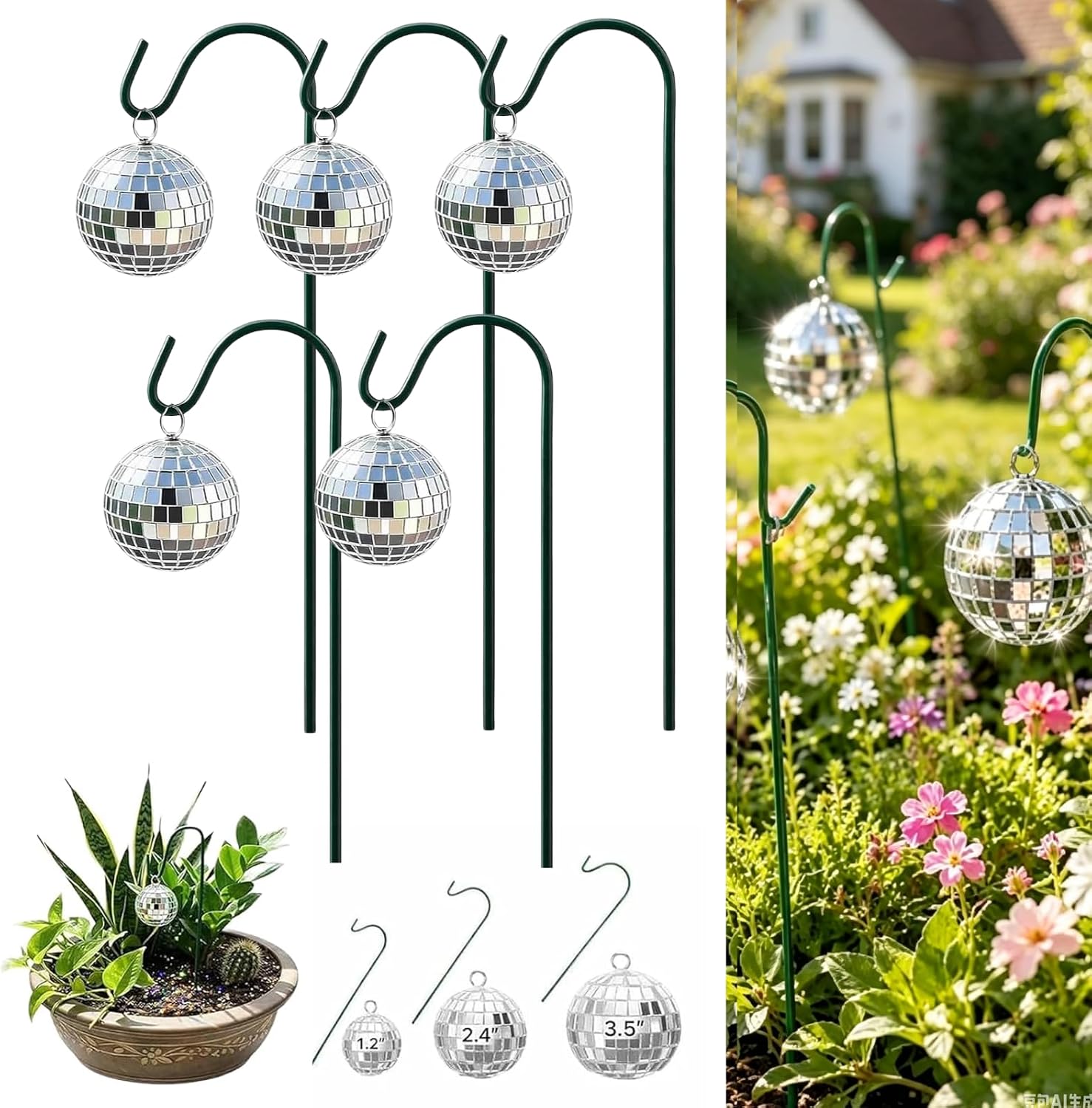 Reflecterende glazen tuinpalen - Outdoor Yard Power Stake recensie en prijs