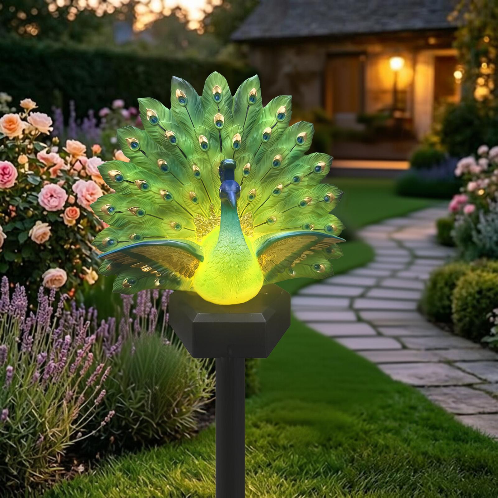 Op zonne-energie werkende voge - Outdoor Yard Power Stake recensie en prijs