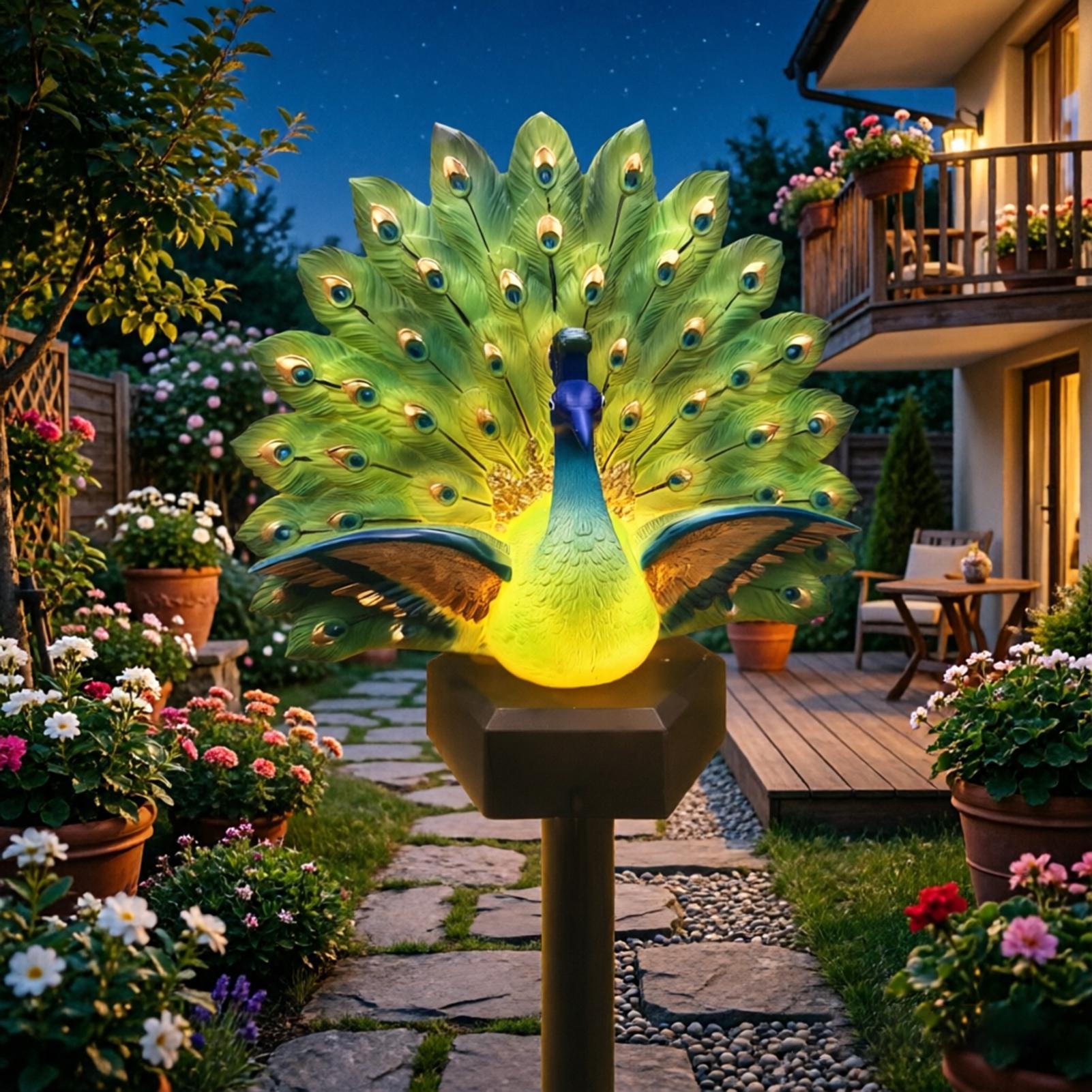 Solar Bird Garden Sculpture Op - Outdoor Yard Power Stake recensie en prijs