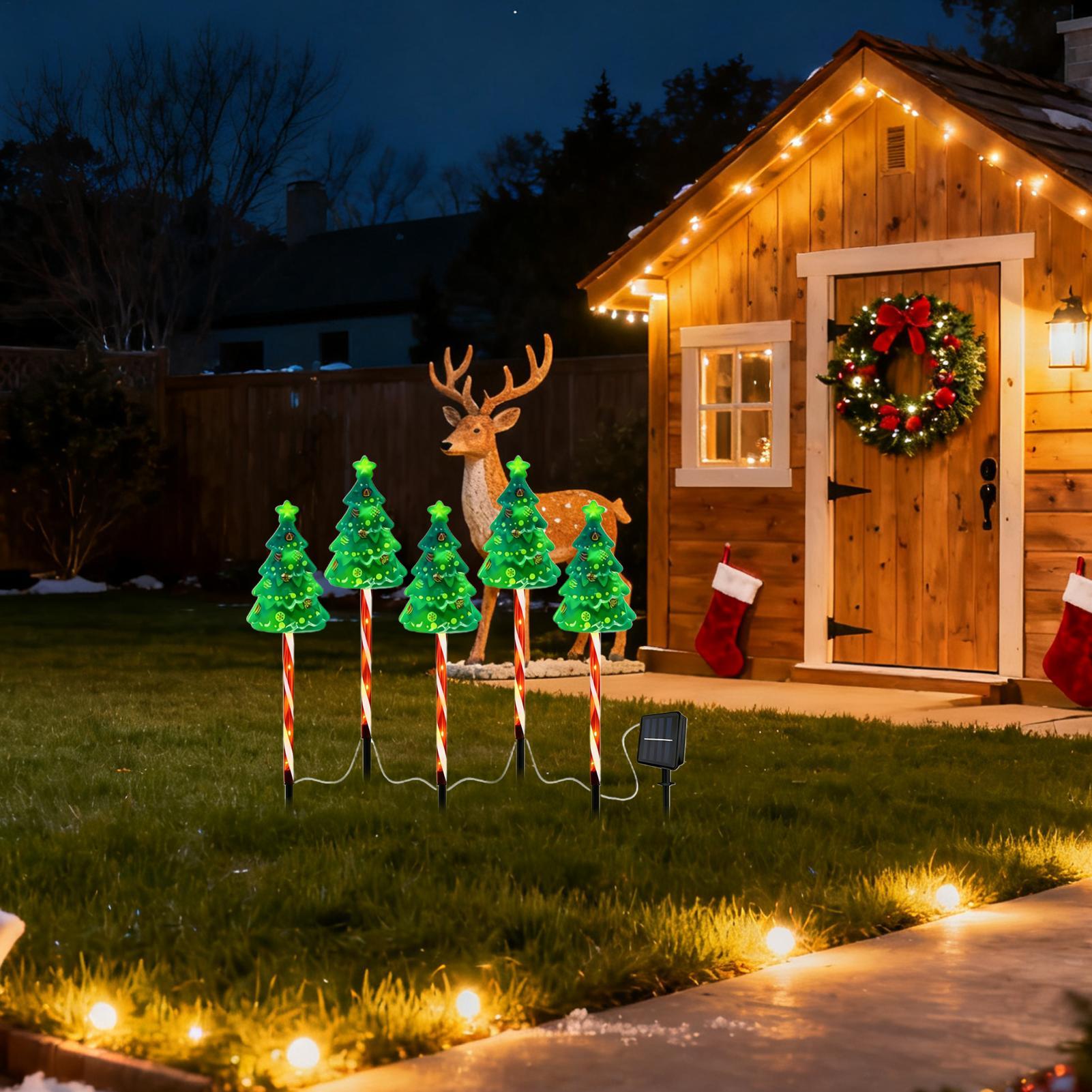 Kerstboom Oprit Licht Op Zonne - Outdoor Yard Power Stake recensie en prijs