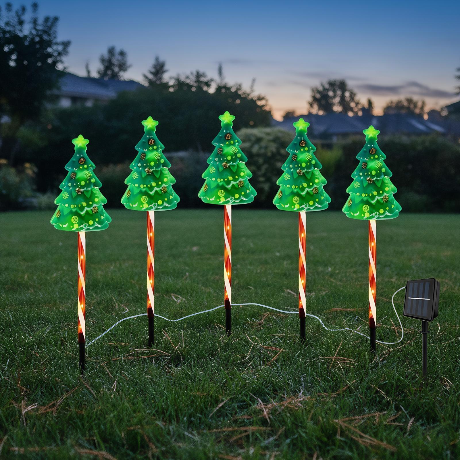 Kerstboom Oprit Licht Op Zonne - Outdoor Yard Power Stake recensie en prijs