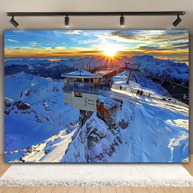 Een winterski-landschapsachter - Outdoor Power For Wedding recensie en prijs