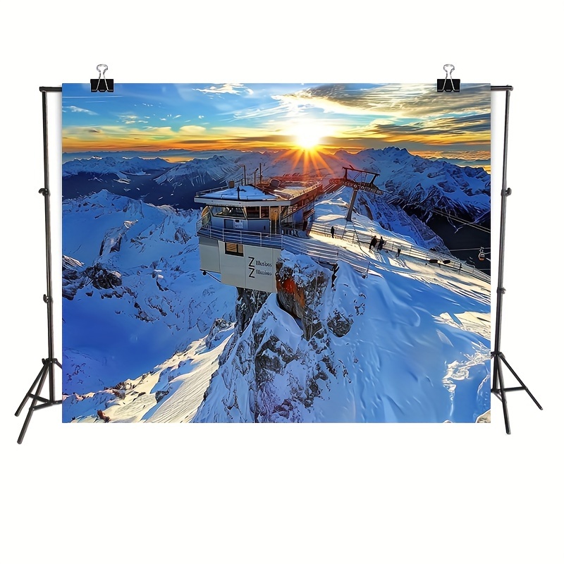 Een winterski-landschapsachter - Outdoor Power For Wedding recensie en prijs