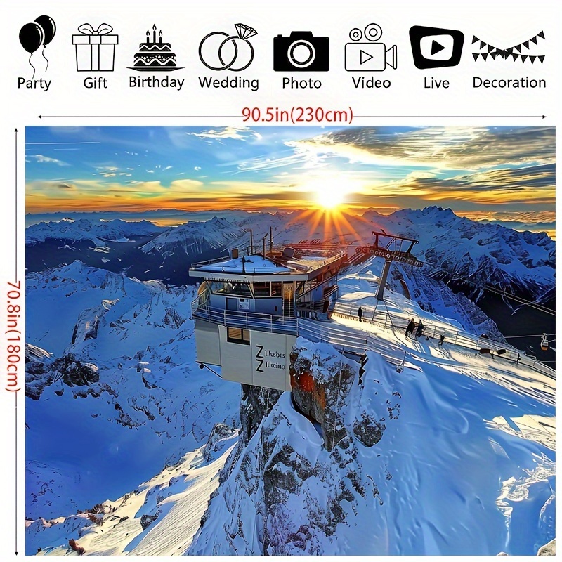 Een winterski-landschapsachter - Outdoor Power For Wedding recensie en prijs