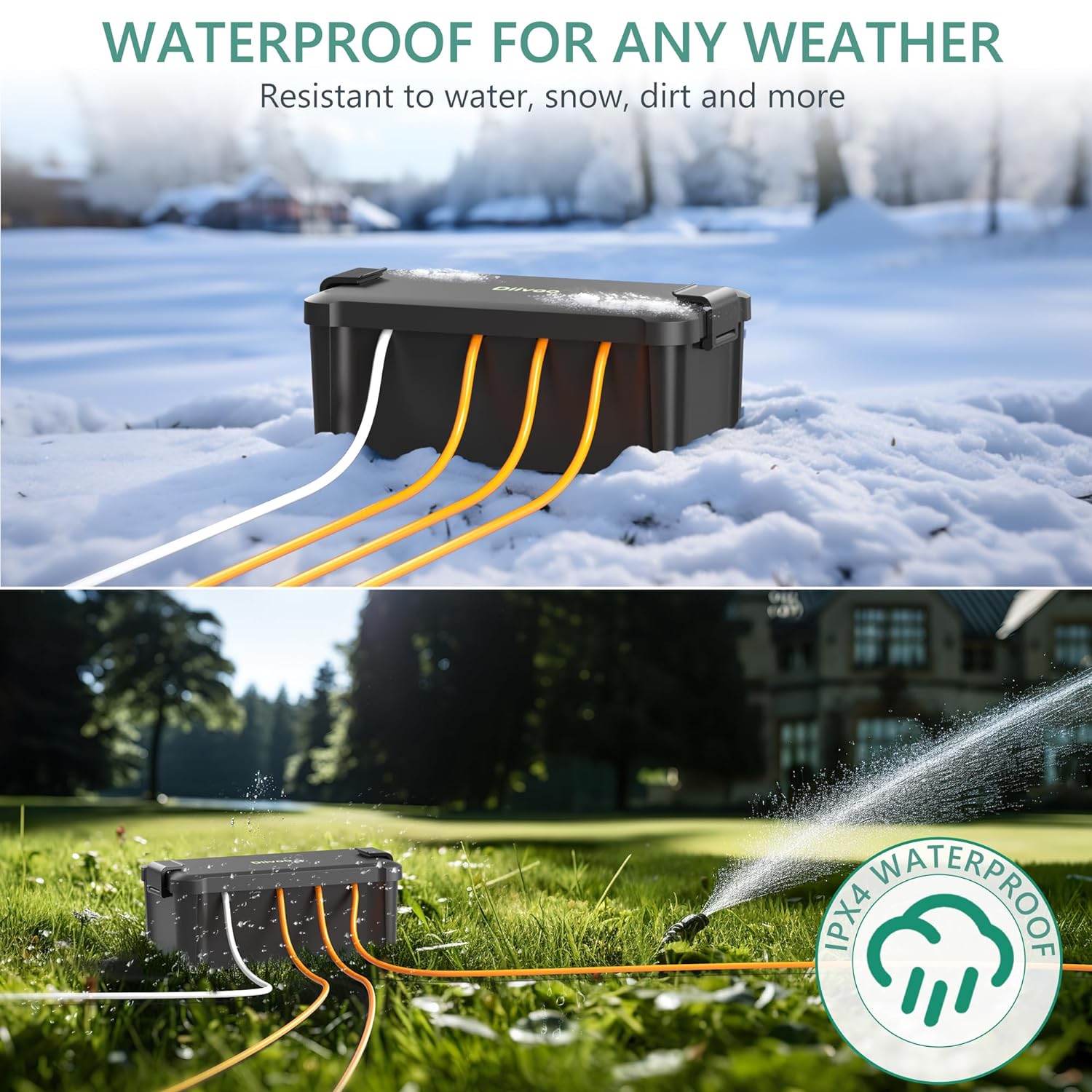 Diivoo Outdoor waterdichte ele - Outdoor Power Outlet Box recensie en prijs