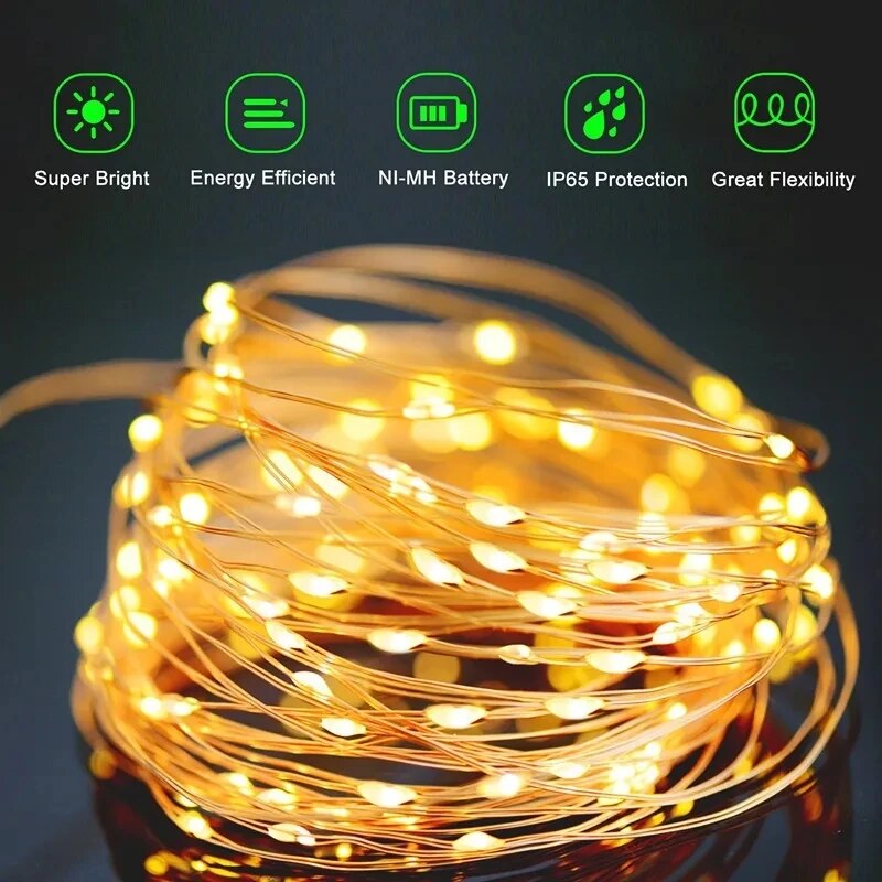 100 Led Solar Fee Waterdichte  - Outdoor Power For Wedding recensie en prijs