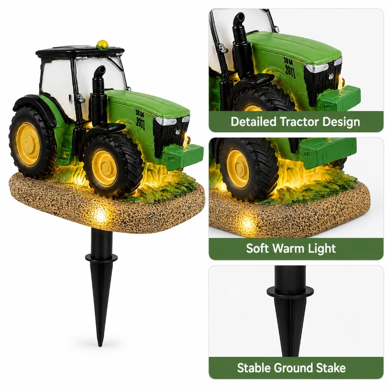 Solar Tractor Garden Stake Lig - Outdoor Yard Power Stake recensie en prijs
