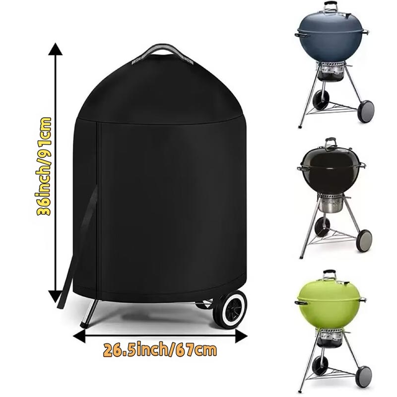Zwarte ronde buiten grillhoes  - Outdoor Power Heater recensie en prijs